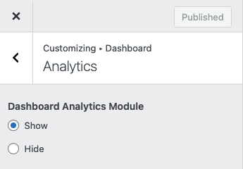 Enable Property Analytics