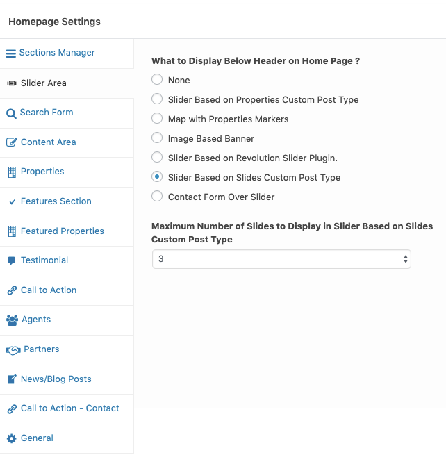 Home Page Slider