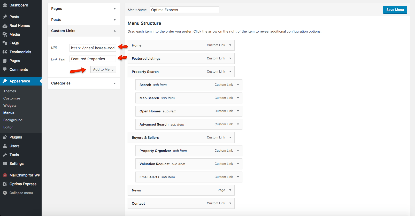 Creating slider using iHomeFinder content