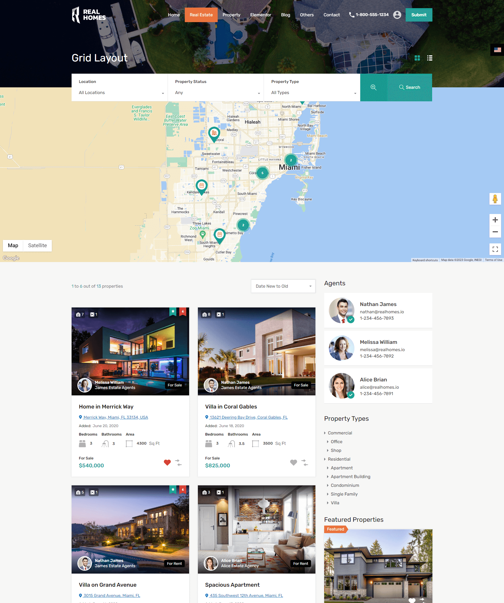 Modern - Grid Layout