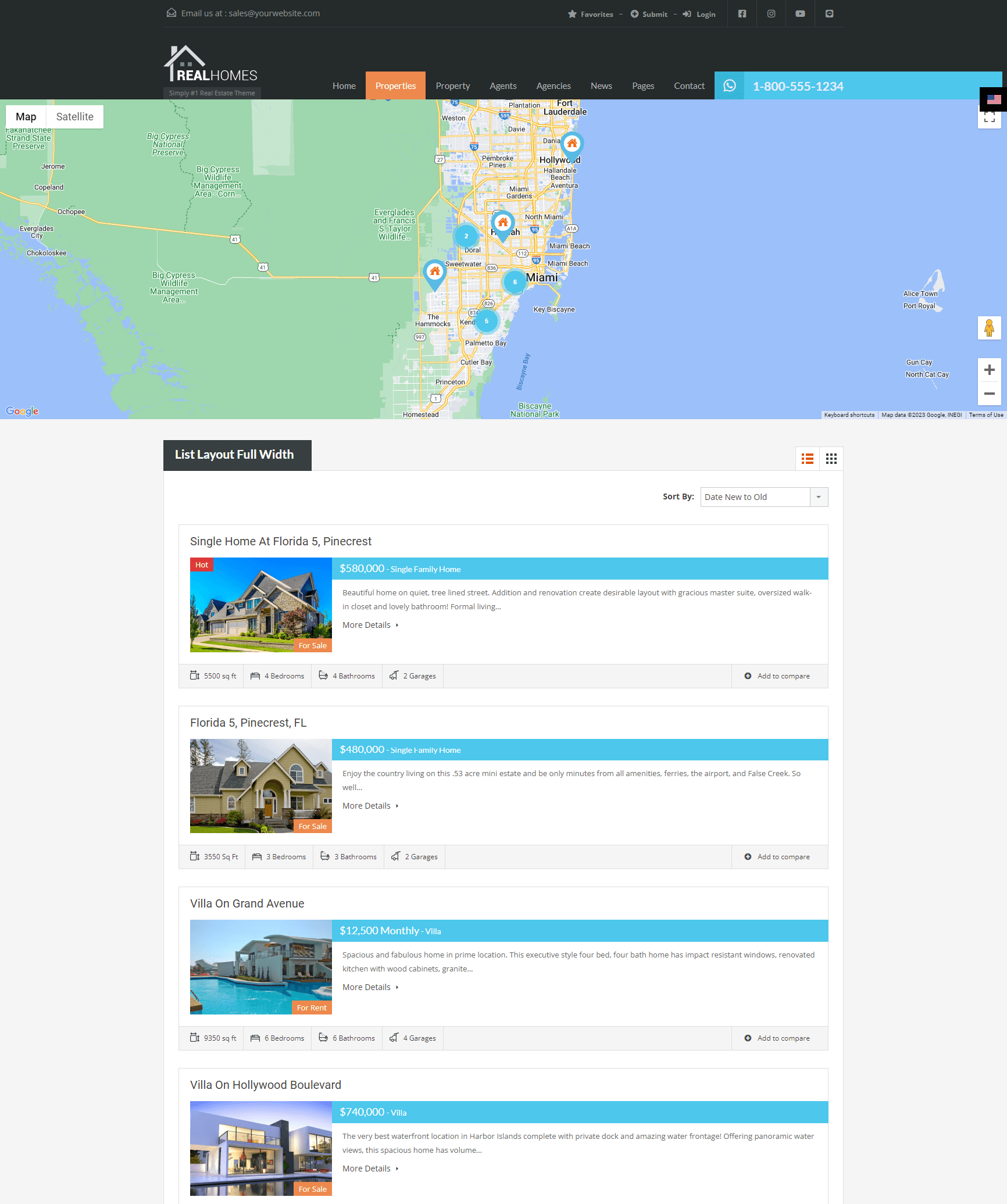 Classic - List Fullwidth Layout