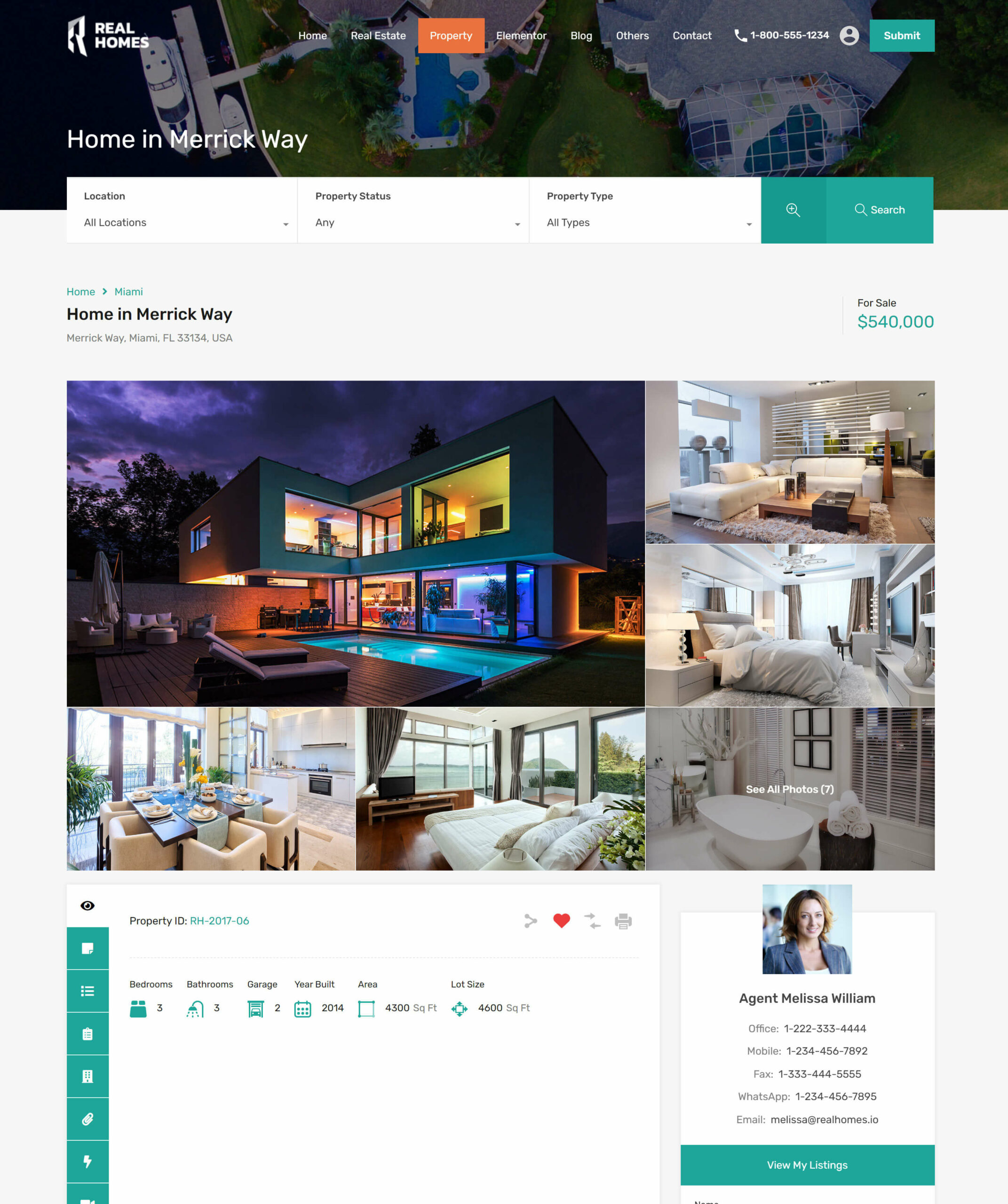 Modern - Vertical Tabs