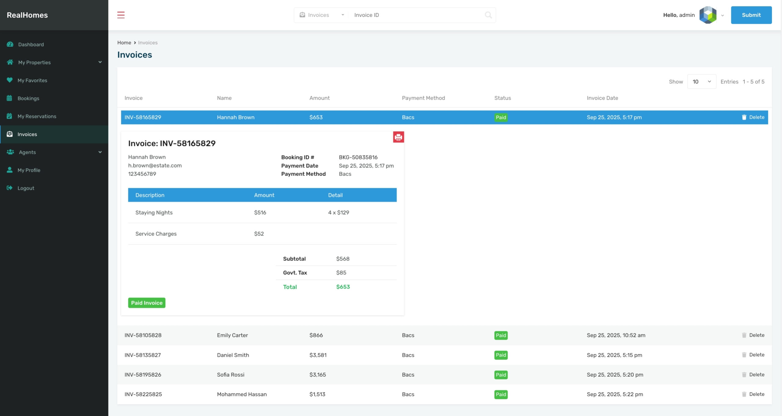 Automatic Invoice Generation