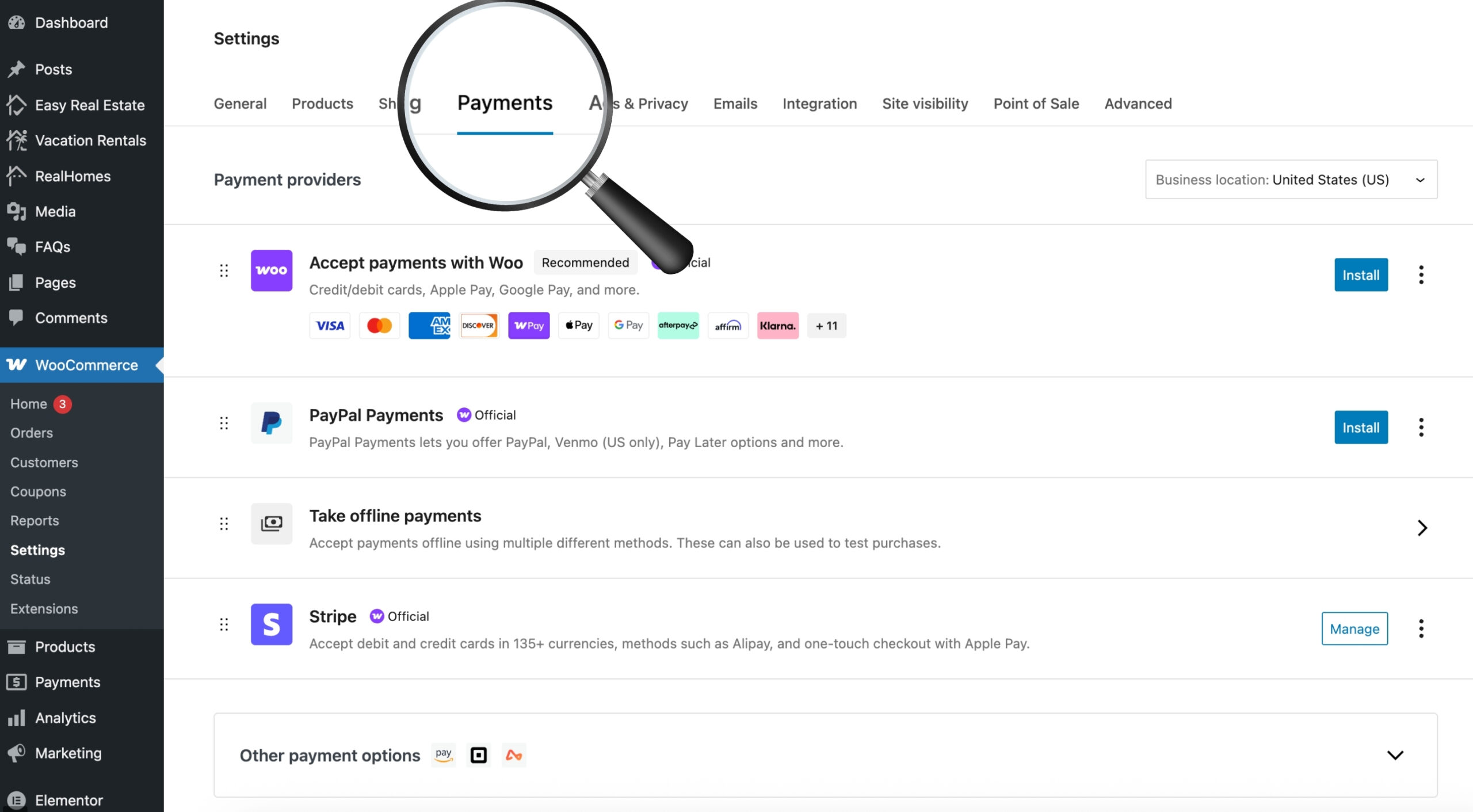 RealHomes Booking Payments via WooCommerce